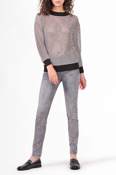 TROUSERS WOVEN LONG 24001791 WASHED GREY DENIM 3