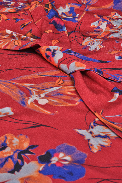 BLOUSE WOVEN LONG SLEEVES 22001952 FIRED BRICK 6