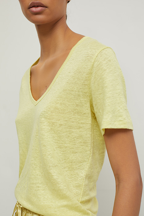 CLOSED V-NECK TOPS STRONG MUSTARD 5