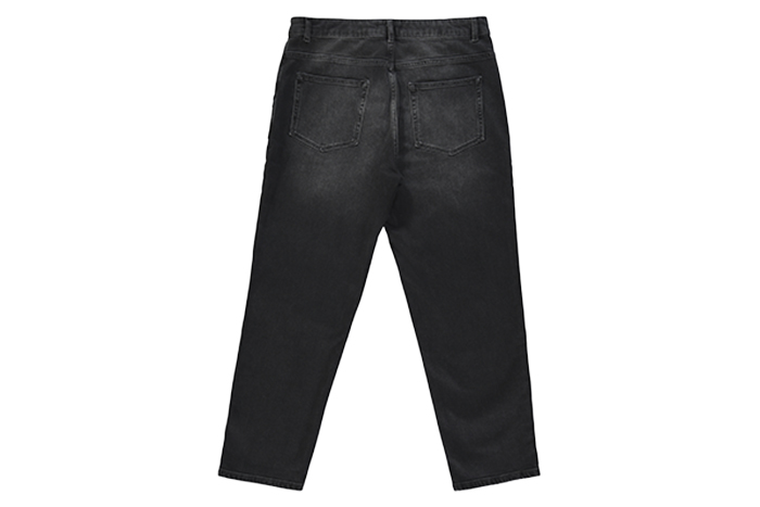 SMILEY BLACK DENIM PANT JET BLACK 2