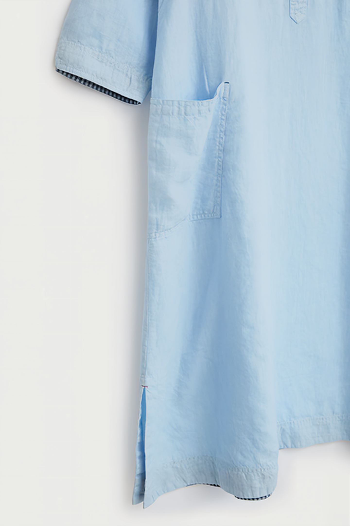 ROSIE LINEN SHIRT DRE BLUE 5