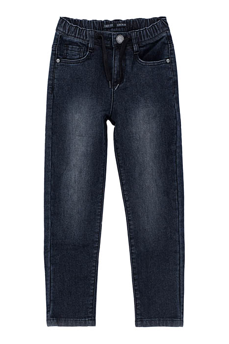 Boy’s black worn-out easy fit jeans black used