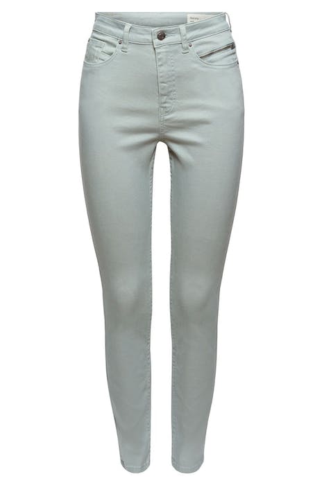 Trousers with a zip pocket dusty green