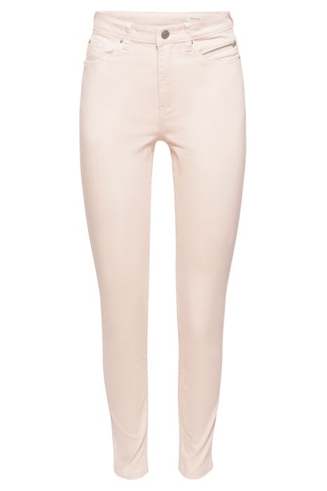 Trousers with a zip pocket pastel pink