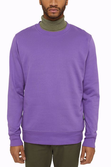 Cotton sweatshirt lilac size xxl
