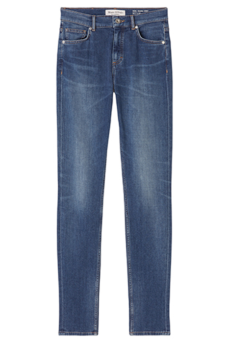 Skara high-waisted skinny jeans clean jean wash
