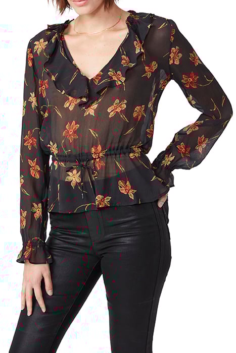NATHALIE BLOUSE BLACK MULTI 4