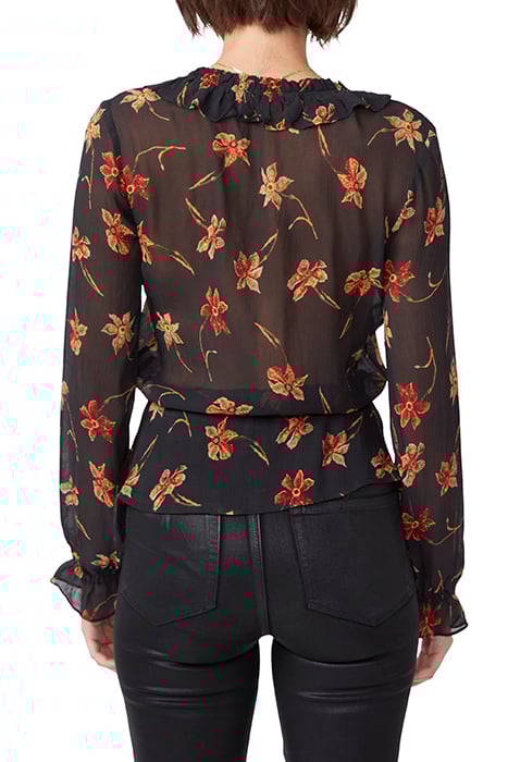 NATHALIE BLOUSE BLACK MULTI 2