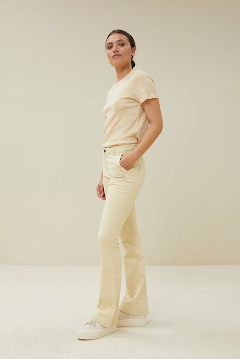 LEILA TWILL PANT VANILLE 3