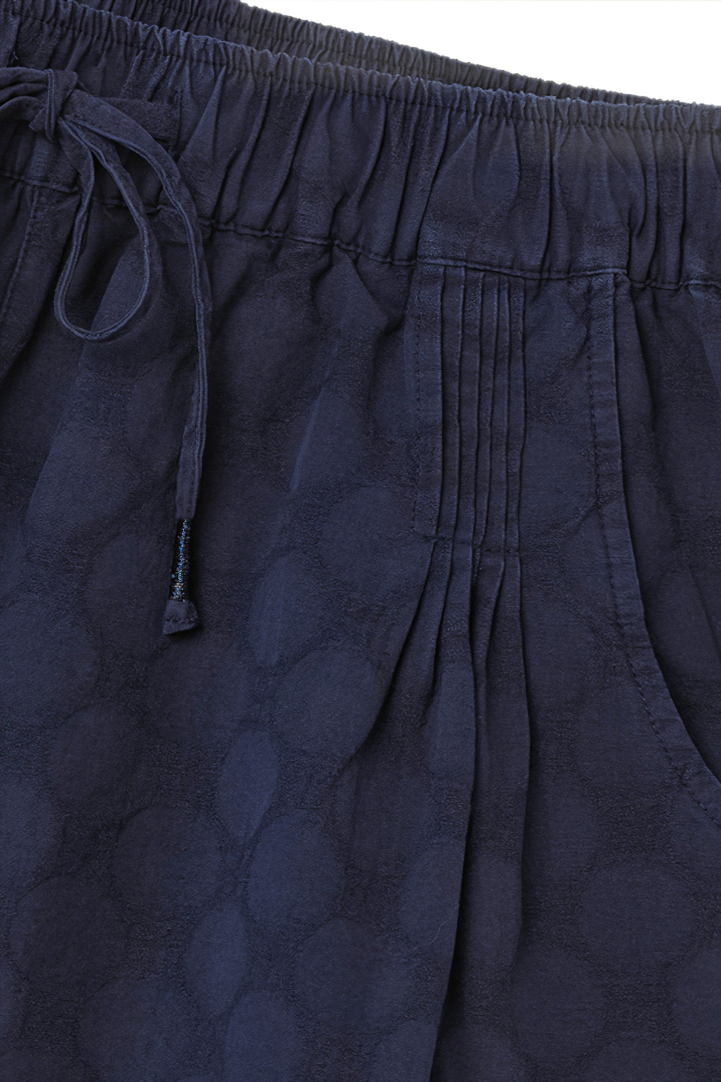 LAURIE SPOT LINEN SHORT DARK NAVY 5