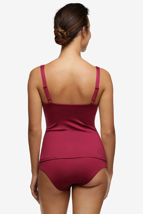 SW TANKINI WF TSHIRT COVERING BODINE UN DARK FUSHIA 2