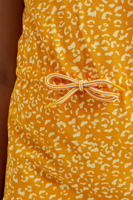 MEISJES JURK MET DESSIN YELLOW 4