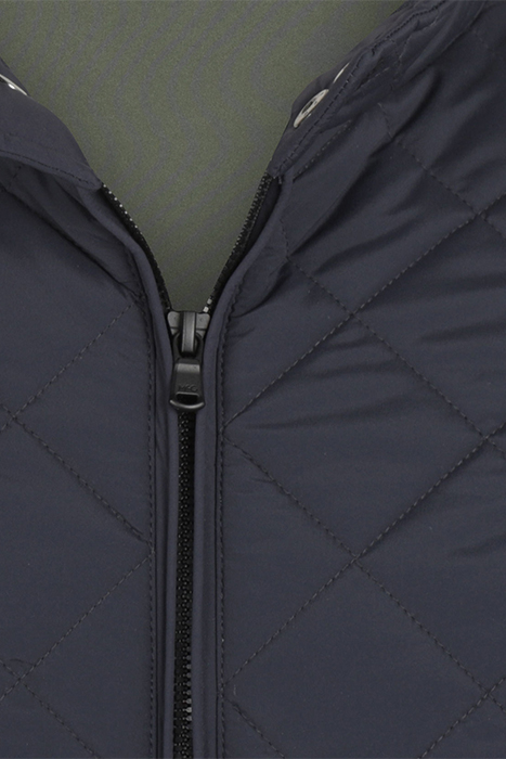 QUILTED NYLON BOMBER BLACK IRIS (NAVY) 3