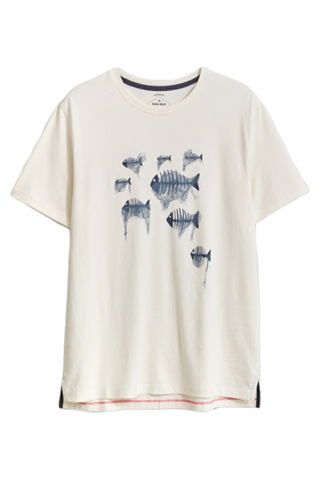 GHOST NET GRAPHIC T-SHIRT NAT WHITE 1