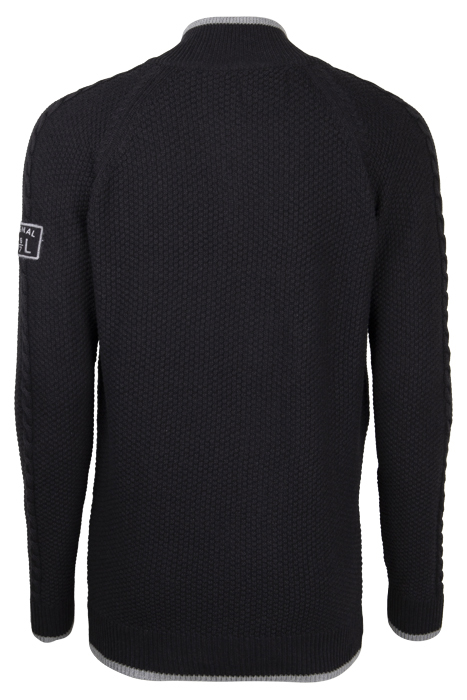 KEN HALF ZIP KM F19 DARK GREY MELANGE 2