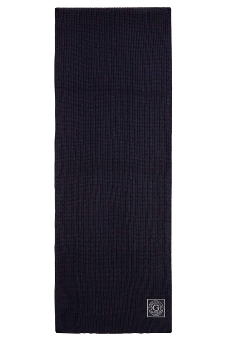 HUNTER RIBBER SCARF SMART BLUE 2