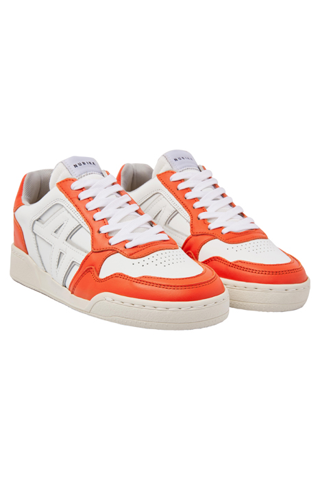 BLUEBERRY VAIPER (L) WHITE LEATHER - ORANGE WHITE LEATHER - 3