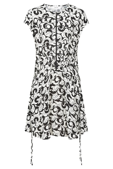 MARIE DRESS BLACK/WHITE 6