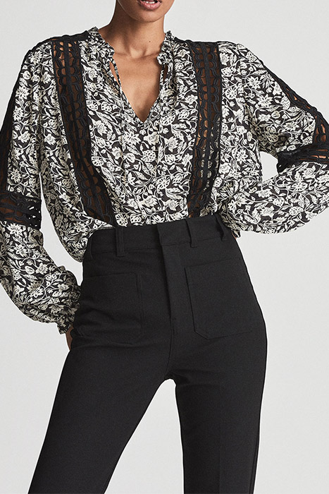 Reiss Florence Black Maat: 6 | Blouses Outlet | Dames | Wit