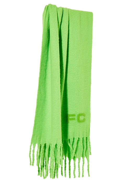 BLANKET SCARF GREEN FLASH 1