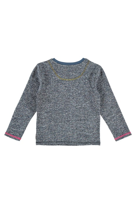 CROSS STITCH LIGHTNING SWEAT WASHED BLUE PRINT 2