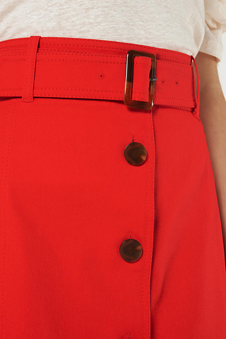 ODA MIDI SKIRT RED 3