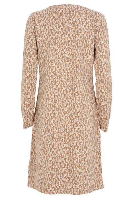 BEA JERSEY DRESS BROWN MULTI 2