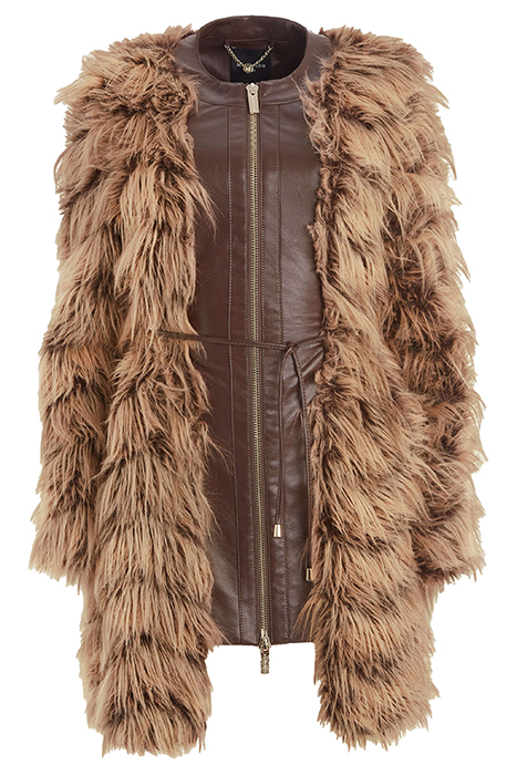 DINAH COAT DARK BOURBON WITH CLASSIC CAME 8