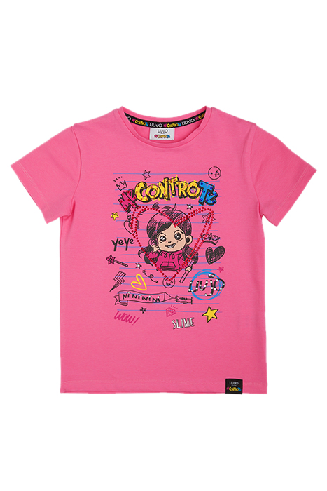 Pink t-shirt for girls pink