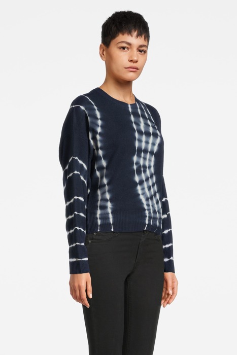 TARAMUNDI MAGLIA 100% CACHEMIR BEIGE/BLUE 3