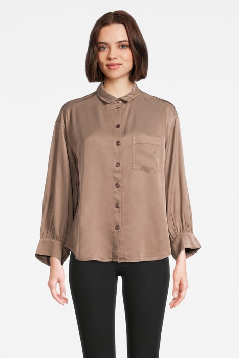SHIRT JACKET ARLINA SMOKED TRUFFLE 2