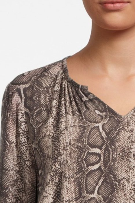 BLOUSE WOVEN 3/4 SLV HUMUS 4