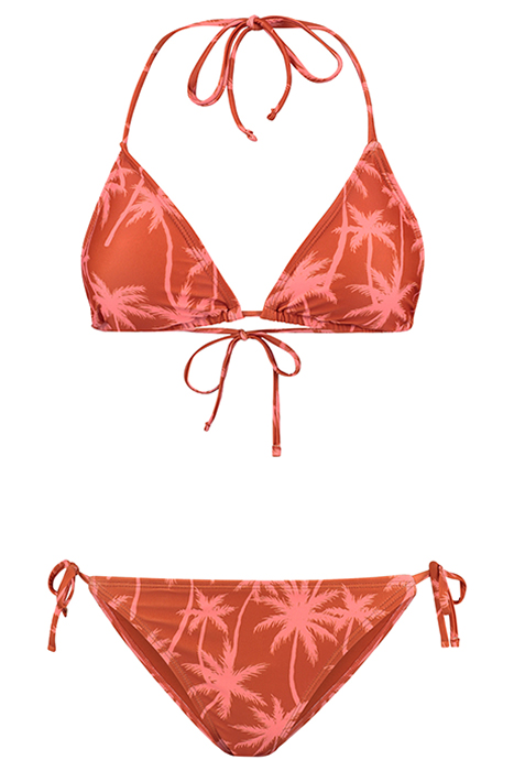 LADIES LIZ BIKINI SET VACATION PALM SPICE ROUTE BROWN 4