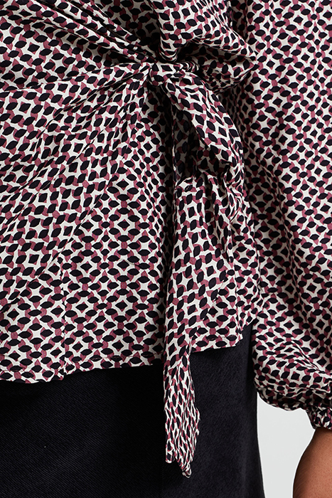 LADIES TRANSSHIPMENT BLOUSE WITH DESSIN - CURVE MULTI-COLOUR 5