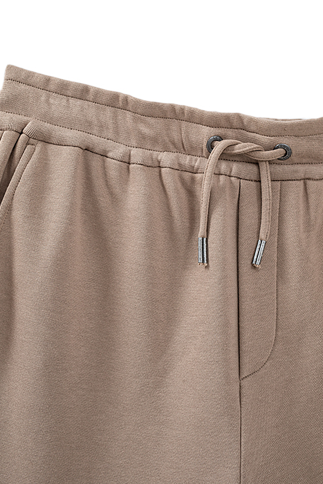 LIGHT BROWN ORGANIC ELASTICATED JOGGERS LIGHT BROWN LIGHT BR 2