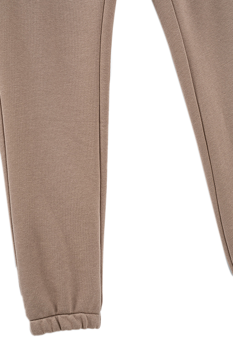 LIGHT BROWN ORGANIC ELASTICATED JOGGERS LIGHT BROWN LIGHT BR 3