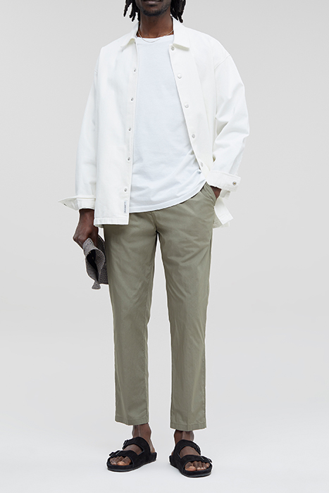 MEN VIGO TAPERED PANTS OLIVE GREEN 3