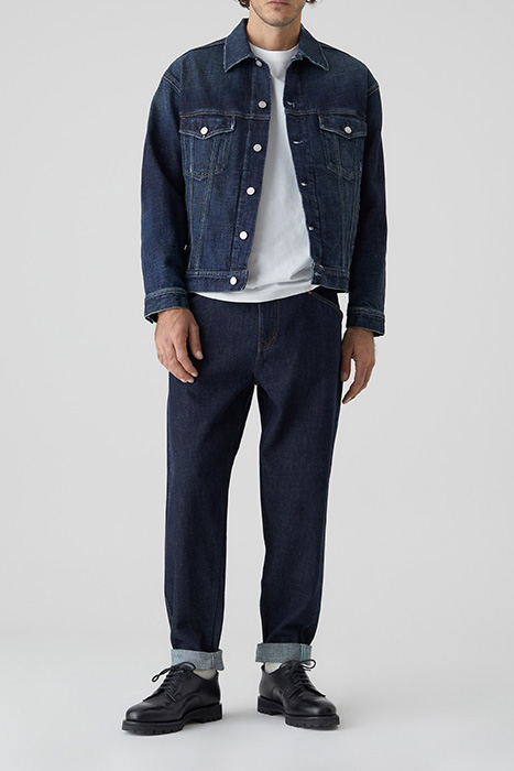 DENIM JACKET DARK BLUE 3