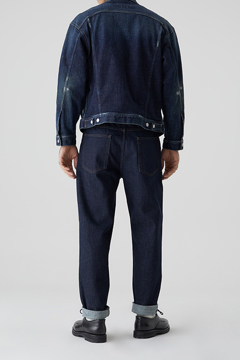 DENIM JACKET DARK BLUE 2