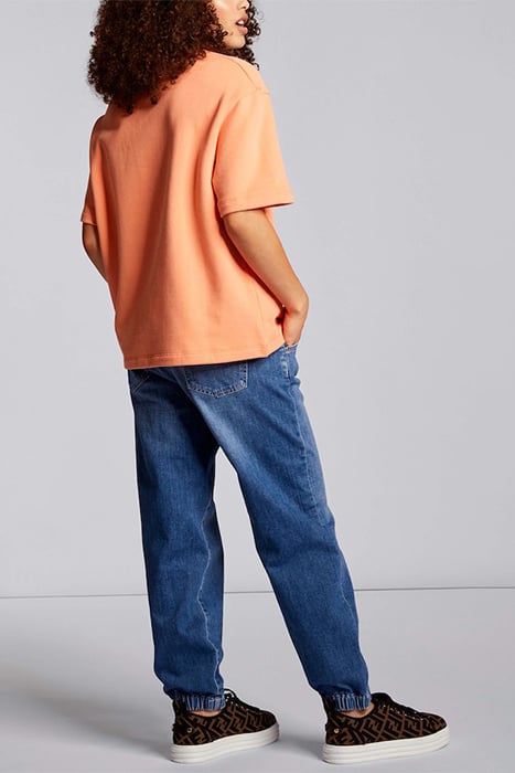 ORGANIC FELPA SWEAT T-SHIRT PAPAYA 2