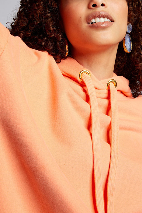 FELPA HOODIE PAPAYA 3