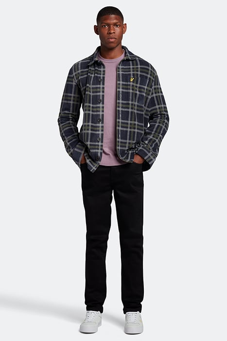 COTTON MERINO CREW JUMPER BILLBOARD PURPLE 3