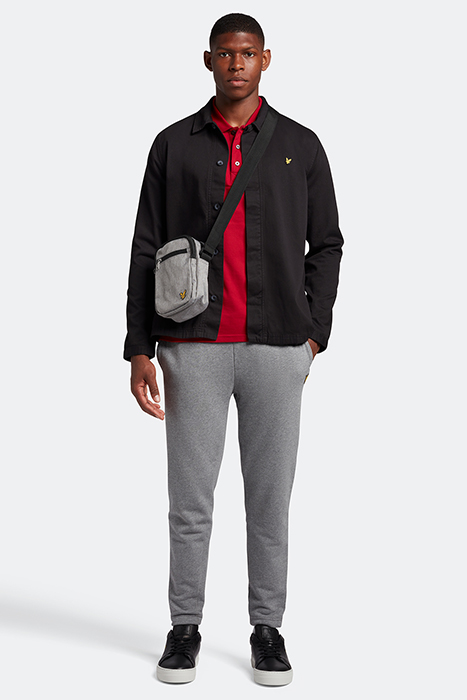 WASHED DRILL OVERSHIRT JET BLACK 3