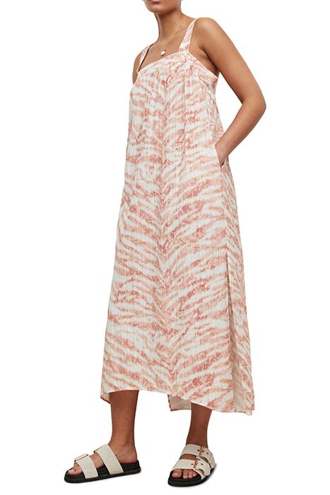 ARIELLE AREIAS DRESS PINK/BLEACH ORANGE 3