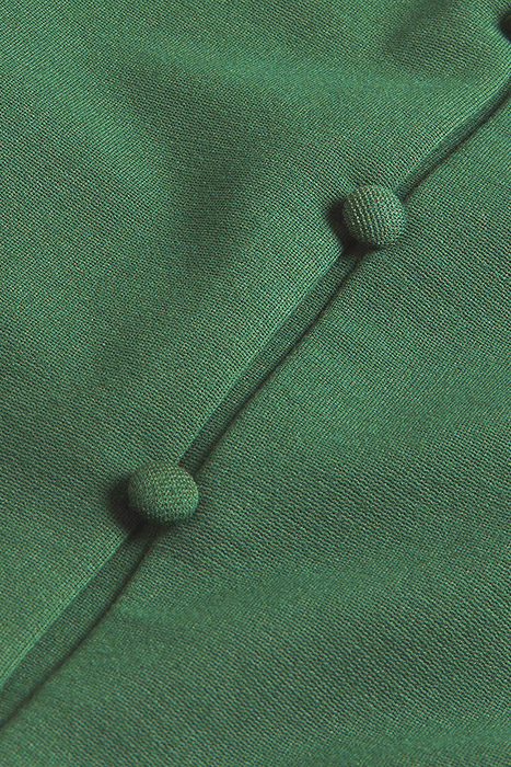 CUT OUT JERSEY MINI DRESS GRN 5