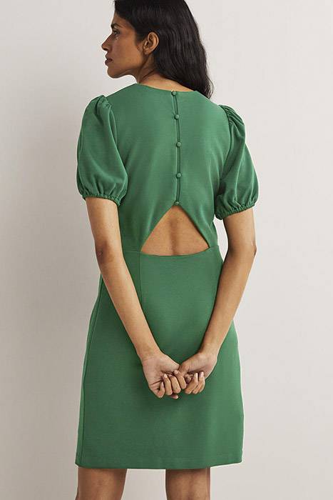 CUT OUT JERSEY MINI DRESS GRN 2