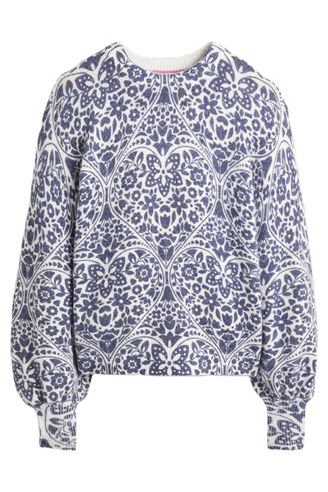 BLOUSON SLEEVE FLUFFY JUMPER FLR 6