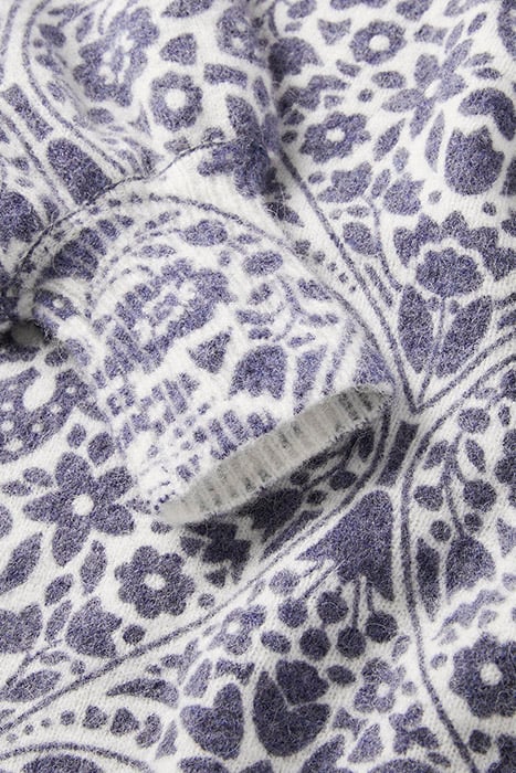 BLOUSON SLEEVE FLUFFY JUMPER FLR 5