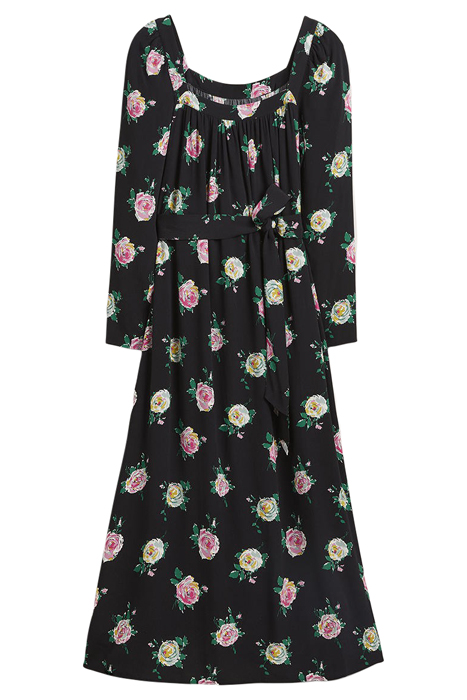 SQUARE NECK MAXI DRESS BLK 7