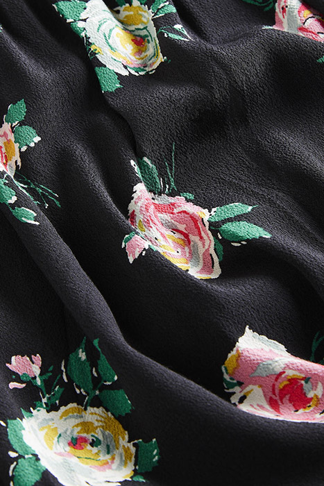 SQUARE NECK MAXI DRESS BLK 6